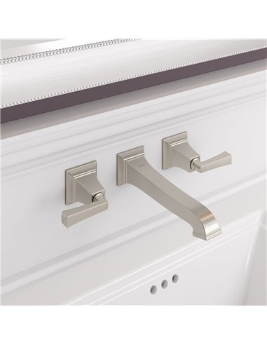 American Standard Town Square S 2-Handle Wall Mount Faucet 1.2 gpm/4.5 L/min With Lever Handles