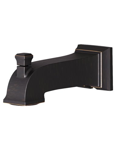 American Standard Town Square S 6-3/4-Inch Slip-On Diverter Tub Spout
