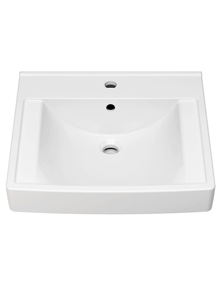 American Standard Decorum 21 x 20-1/4-Inch (533 x 514 mm) Wall-Hung EverClean Sink With Center Hole Only