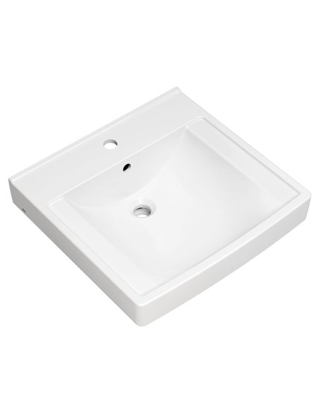 American Standard Decorum 21 x 20-1/4-Inch (533 x 514 mm) Wall-Hung EverClean Sink With Center Hole Only