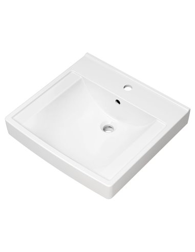 American Standard Decorum 21 x 20-1/4-Inch (533 x 514 mm) Wall-Hung EverClean Sink With Center Hole Only