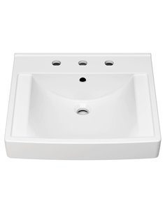 American Standard Decorum 21 x 20-1/4-Inch (533 x 514 mm) Wall-Hung EverClean Sink With 8-Inch Widespread