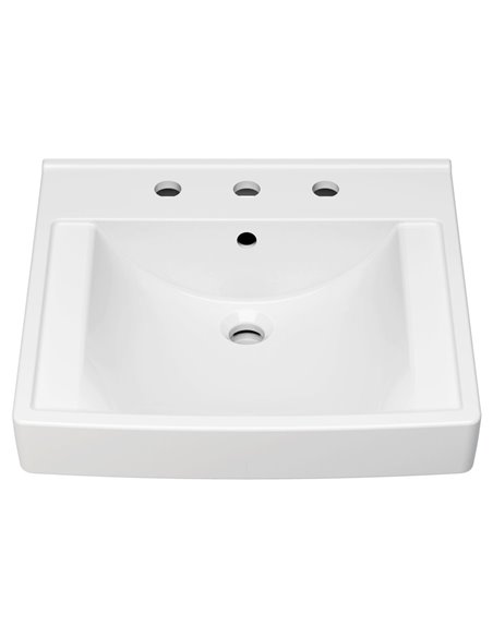 American Standard Decorum 21 x 20-1/4-Inch (533 x 514 mm) Wall-Hung EverClean Sink With 8-Inch Widespread