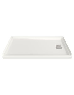 American Standard Studio 60 x 32-Inch Single Threshold Shower Base With Right-Hand Outlet