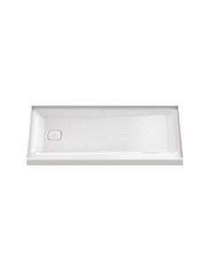 American Standard Aspirations 60 x 36-Inch Single Threshold Shower Base With Left-Hand Drain 2