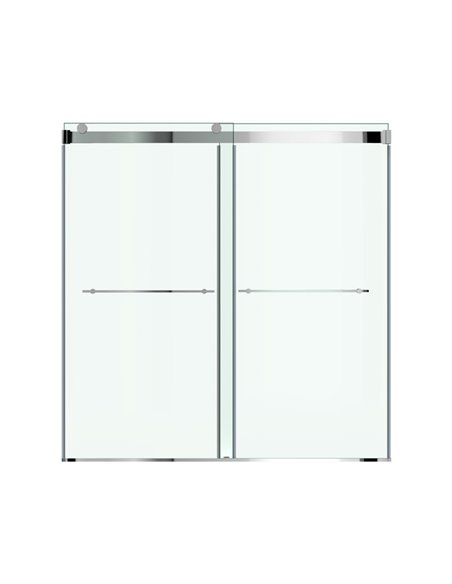 American Standard Aspirations 60 x 60-Inch Frameless Sliding Bathtub Door