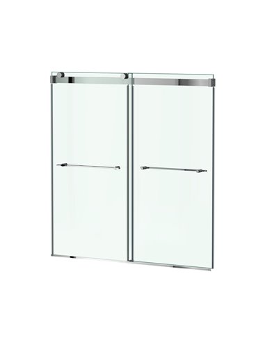 American Standard Aspirations 60 x 60-Inch Frameless Sliding Bathtub Door