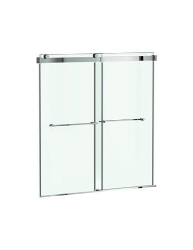American Standard Aspirations 60 x 60-Inch Frameless Sliding Bathtub Door