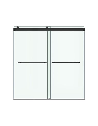 American Standard Aspirations 60 x 60-Inch Frameless Sliding Bathtub Door