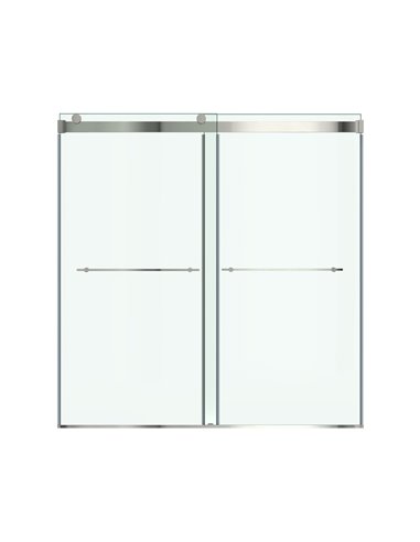 American Standard Aspirations 60 x 60-Inch Frameless Sliding Bathtub Door