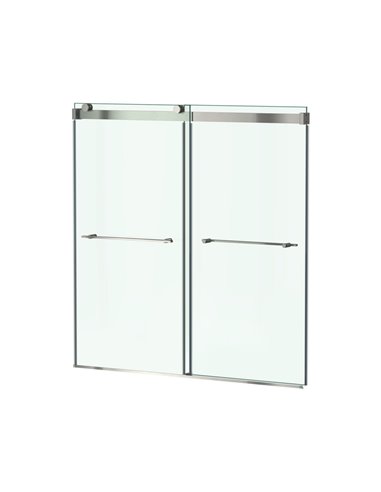 American Standard Aspirations 60 x 60-Inch Frameless Sliding Bathtub Door