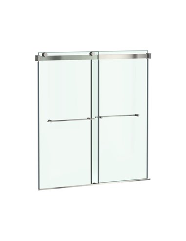 American Standard Aspirations 60 x 60-Inch Frameless Sliding Bathtub Door