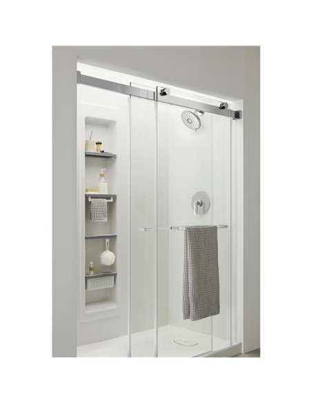 American Standard Aspirations 60 x 72-Inch Frameless Sliding Shower Door
