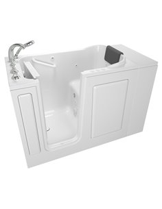 American Standard Gelcoat Premium Series 28 x 48-Inch Walk-in Tub With Combination Air Spa and Whirlpool Systems - Right-Hand Dr