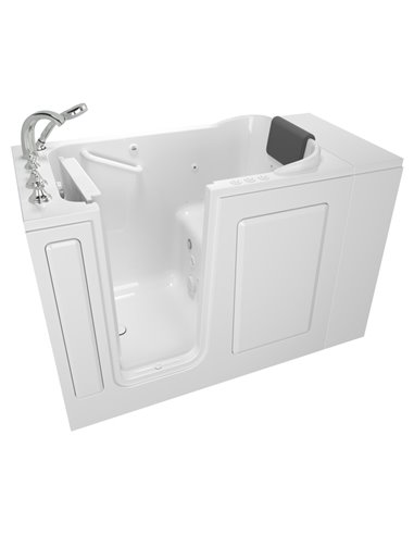 American Standard Gelcoat Premium Series 28 x 48-Inch Walk-in Tub With Combination Air Spa and Whirlpool Systems - Right-Hand Dr
