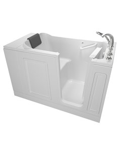 American Standard Acrylic Luxury Series 30 x 51-Inch Walk-in Tub With Soaking Bath - Right-Hand Drain With Faucet