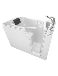 American Standard Gelcoat Premium Series 30 x 52 -Inch Walk-in Tub With Air Spa System - Right-Hand Drain With Faucet