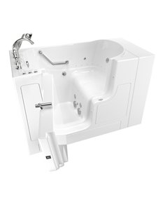American Standard Gelcoat Value Series 30 x 52-Inch Walk-in Tub With Combination Air Spa and Whirlpool Systems - Right-Hand Drai