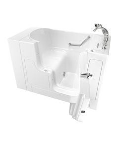 American Standard Gelcoat Value Series 30 x 52-Inch Walk-in Tub With Soaking Bath - Right-Hand Drain With Faucet