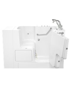 American Standard Gelcoat Value Series 32 x 52-Inch Walk-in Tub With Combination Air Spa and Whirlpool Systems - Right-Hand Drai
