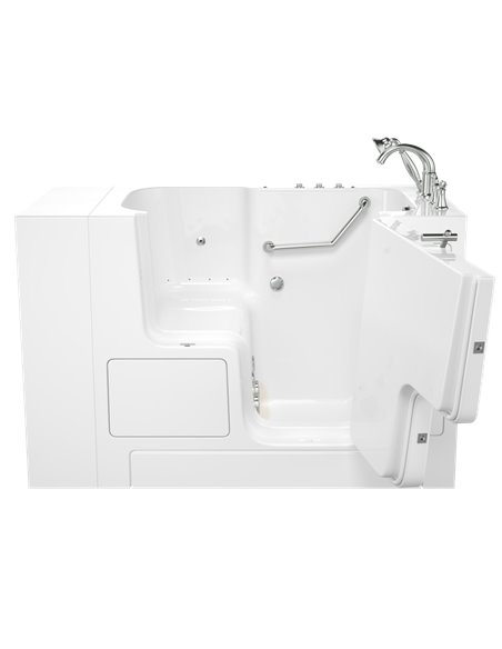 American Standard Gelcoat Value Series 32 x 52-Inch Walk-in Tub With Combination Air Spa and Whirlpool Systems - Right-Hand Drai