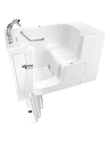 American Standard Gelcoat Value Series 32 x 52-Inch Walk-in Tub With Soaking Bath - Left-Hand Drain With Faucet