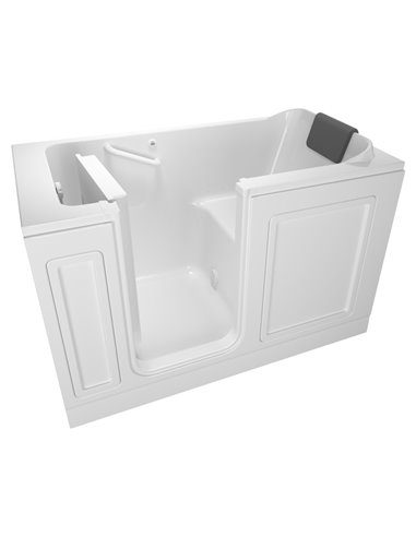American Standard Acrylic Luxury Series 32 x 60-Inch Walk-in Tub With Combination Air Spa and Whirlpool Systems - Left-Hand Drai