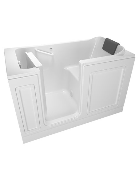 American Standard Acrylic Luxury Series 32 x 60-Inch Walk-in Tub With Whirlpool System - Left-Hand Drain With Faucet