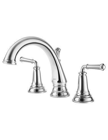 American Standard Delancey Bathtub Faucet With Lever Handles for Flash Rough-In Valve