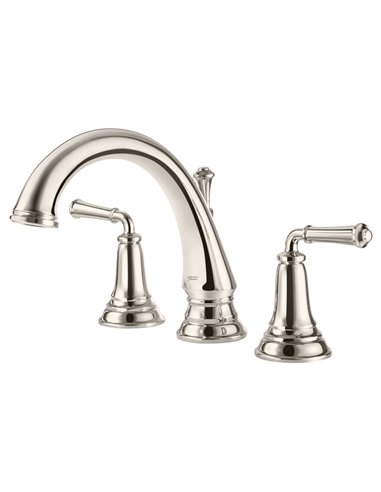 American Standard Delancey Bathtub Faucet With Lever Handles for Flash Rough-In Valve
