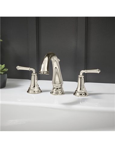 American Standard Delancey Bathtub Faucet With Lever Handles for Flash Rough-In Valve