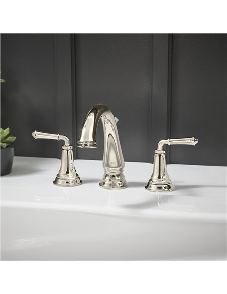 American Standard Delancey Bathtub Faucet With Lever Handles for Flash Rough-In Valve