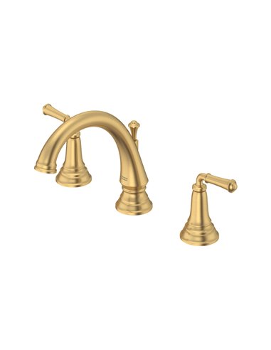 American Standard Delancey Bathtub Faucet With Lever Handles for Flash Rough-In Valve