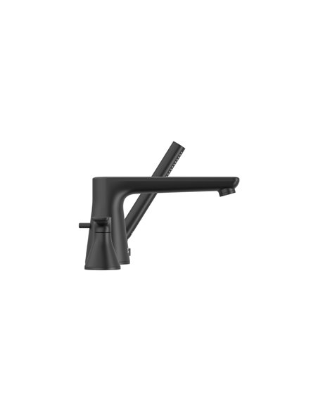 American Standard Millennial Deck Mount Bathtub Faucet with Lever Handles and Personal Shower