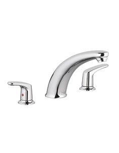American Standard Colony PRO Bathtub Faucet Trim With Lever Handles for Flash Rough-In Valve
