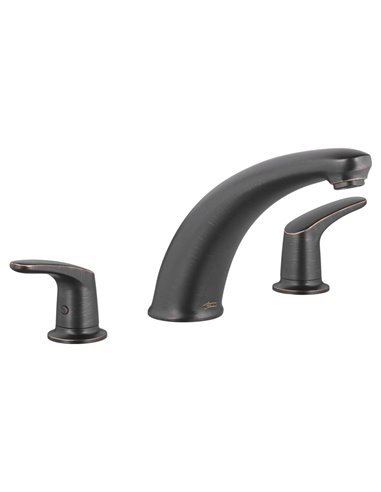 American Standard Colony PRO Bathtub Faucet Trim With Lever Handles for Flash Rough-In Valve