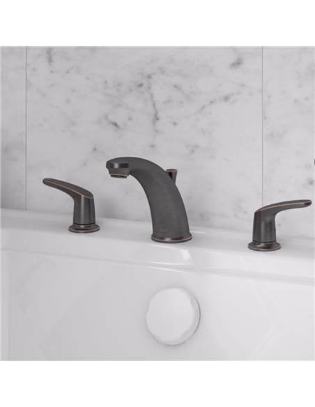 American Standard Colony PRO Bathtub Faucet Trim With Lever Handles for Flash Rough-In Valve