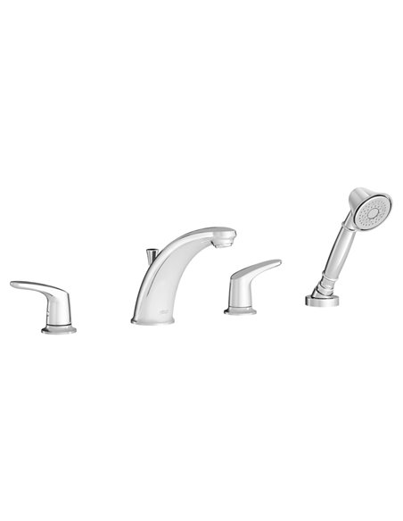 American Standard Colony PRO Bathtub Faucet Trim With Lever Handles and Personal Shower for Flash Rough-In Valve