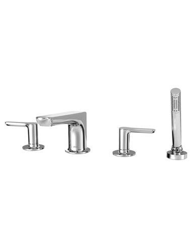 American Standard Studio S  Bathtub Faucet With Lever Handles and Personal Shower for Flash Rough-In Valve