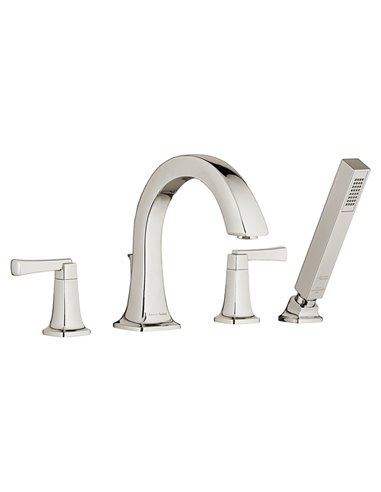 American Standard Townsend Bathtub Faucet With Lever Handles and Personal Shower for Flash Rough-In Valve