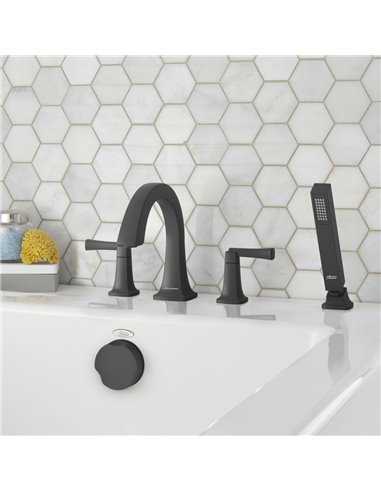 American Standard Townsend Bathtub Faucet With Lever Handles and Personal Shower for Flash Rough-In Valve