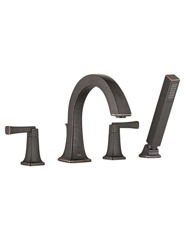 American Standard Townsend Bathtub Faucet With Lever Handles and Personal Shower for Flash Rough-In Valve