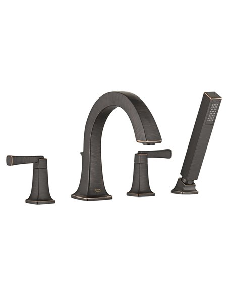 American Standard Townsend Bathtub Faucet With Lever Handles and Personal Shower for Flash Rough-In Valve