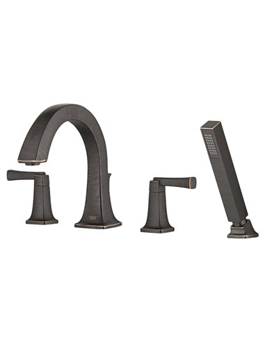 American Standard Townsend Bathtub Faucet With Lever Handles and Personal Shower for Flash Rough-In Valve