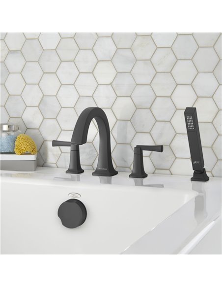 American Standard Townsend Bathtub Faucet With Lever Handles and Personal Shower for Flash Rough-In Valve