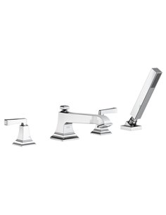 American Standard Town Square S Bathub Faucet With Lever Handles and Personal Shower for Flash Rough-in Valve 2