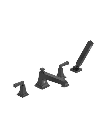 American Standard Town Square S Bathub Faucet With Lever Handles and Personal Shower for Flash Rough-in Valve