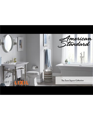 American Standard Town Square S Bathub Faucet With Lever Handles and Personal Shower for Flash Rough-in Valve