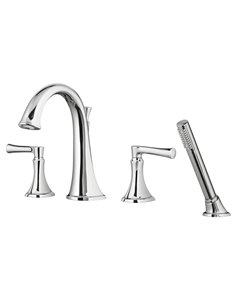 American Standard Estate Bathtub Faucet With Personal Shower for Flash Rough-In Valve With Lever Handles 2