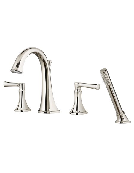 American Standard Estate Bathtub Faucet With Personal Shower for Flash Rough-In Valve With Lever Handles